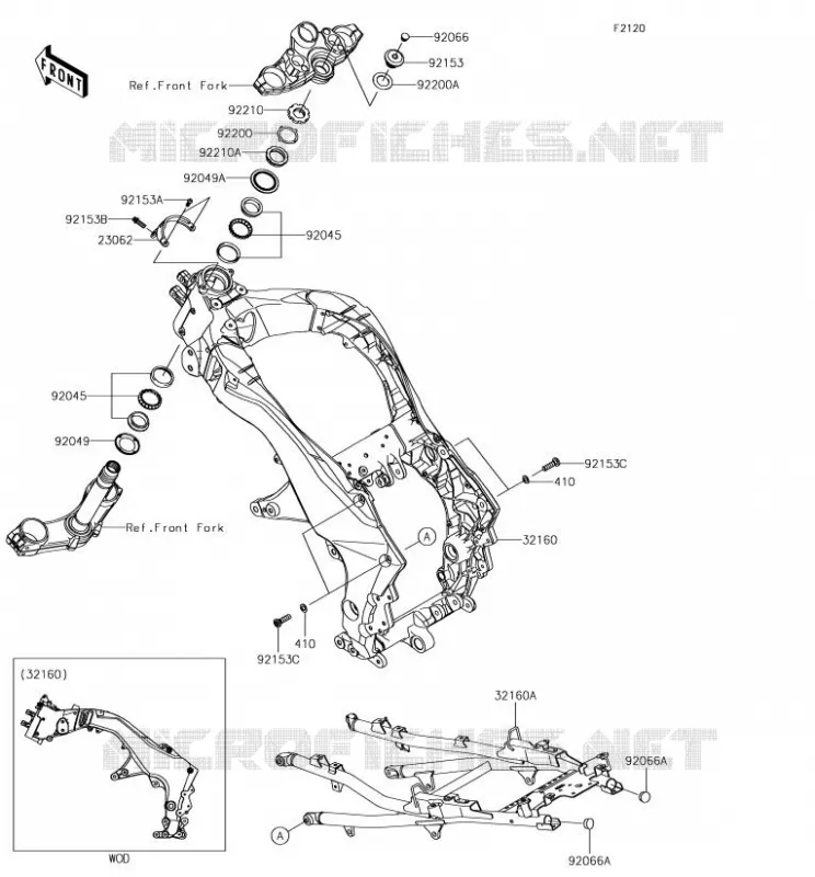 CHASSIS Kawasaki MOTOS 1000 2018 VERSYS 1000  KLZ1000BJF