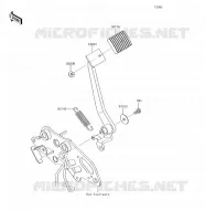 BRAKE PEDAL voor Kawasaki VULCAN S 2018