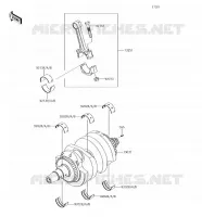 CRANKSHAFT voor Kawasaki VULCAN S 2018