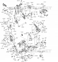 FRAME PARTS (COUVERTURE) voor Kawasaki VULCAN S 2018
