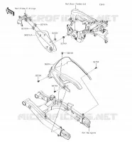 SIDE COVERS   CHAIN COVER voor Kawasaki VULCAN S 2018