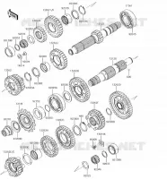 TRANSMISSION voor Kawasaki VULCAN S 2018