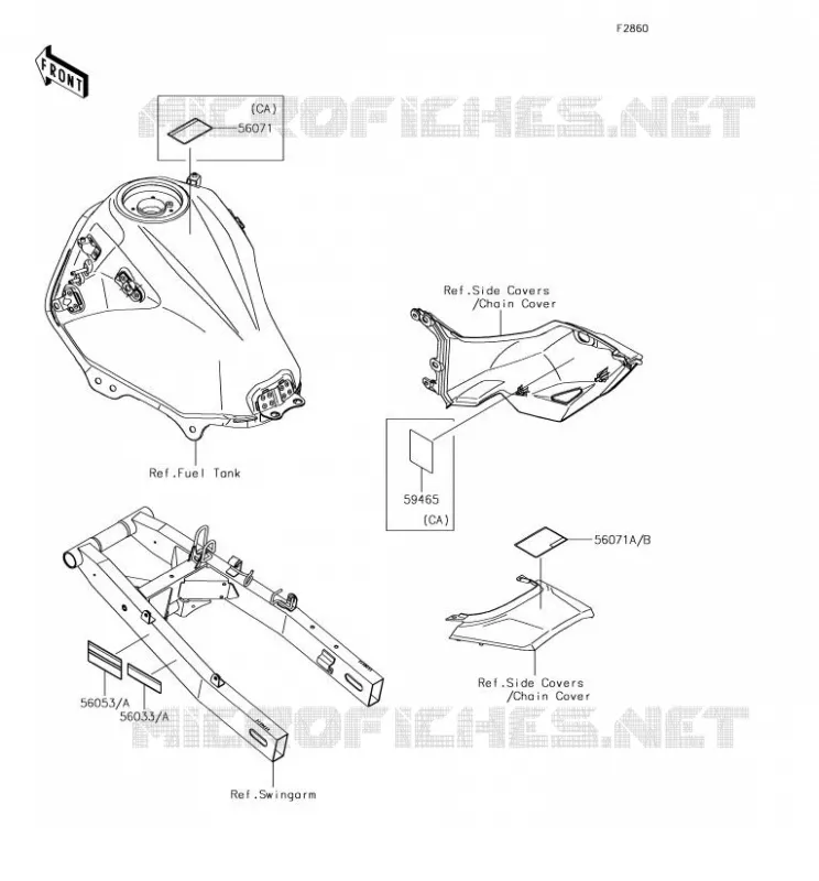 LABELS Kawasaki MOTOS 300 2018 VERSYS-X 300  KLE300CJF