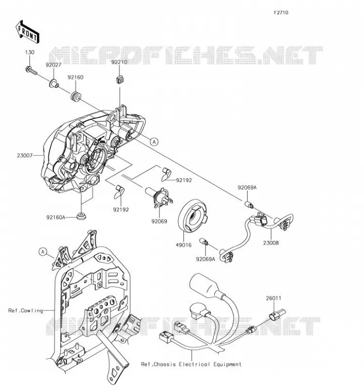 LENS(S) Kawasaki MOTOS 300 2018 VERSYS-X 300  KLE300CJF