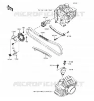 CAMSHAFT   TENSIONER voor Kawasaki Z125 PRO 2018