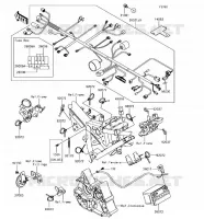 CHASSIS ELECTRICAL EQUIPMENT voor Kawasaki Z125 PRO 2018
