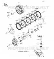 CLUTCH voor Kawasaki Z125 PRO 2018