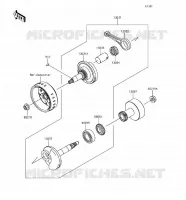 CRANKSHAFT voor Kawasaki Z125 PRO 2018