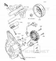 GENERATOR voor Kawasaki Z125 PRO 2018