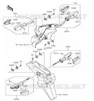 INDICATORS voor Kawasaki Z125 PRO 2018