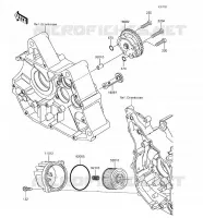 OIL PUMP   OIL FILTER voor Kawasaki Z125 PRO 2018