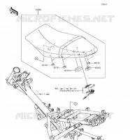 SEAT voor Kawasaki Z125 PRO 2018
