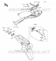 TAILIGHT(S) voor Kawasaki Z125 PRO 2018