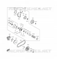 BELT voor Kawasaki J125 2016