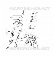 FRONT FENDER voor Kawasaki J125 2016