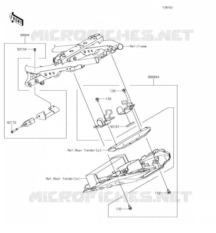 ACCESSORY(U-Lock Bracket etc.) Kawasaki MOTOS 650 2017 NINJA 650  EX650JHF