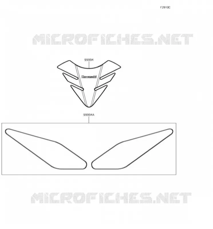 ACCESSORY(Pads) Kawasaki MOTOS 650 2018 NINJA 650  EX650JJF