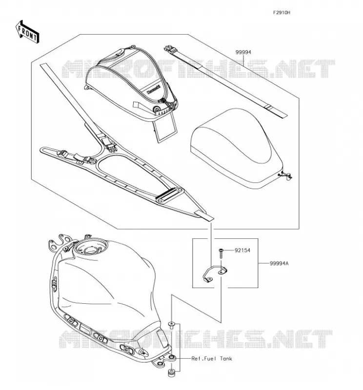 ACCESSORY(Tank Bag) Kawasaki MOTOS 650 2018 NINJA 650  EX650JJF