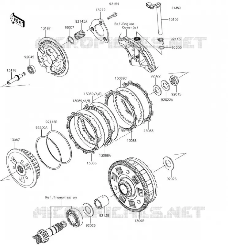 CLUTCH Kawasaki MOTOS 650 2018 NINJA 650  EX650KJF