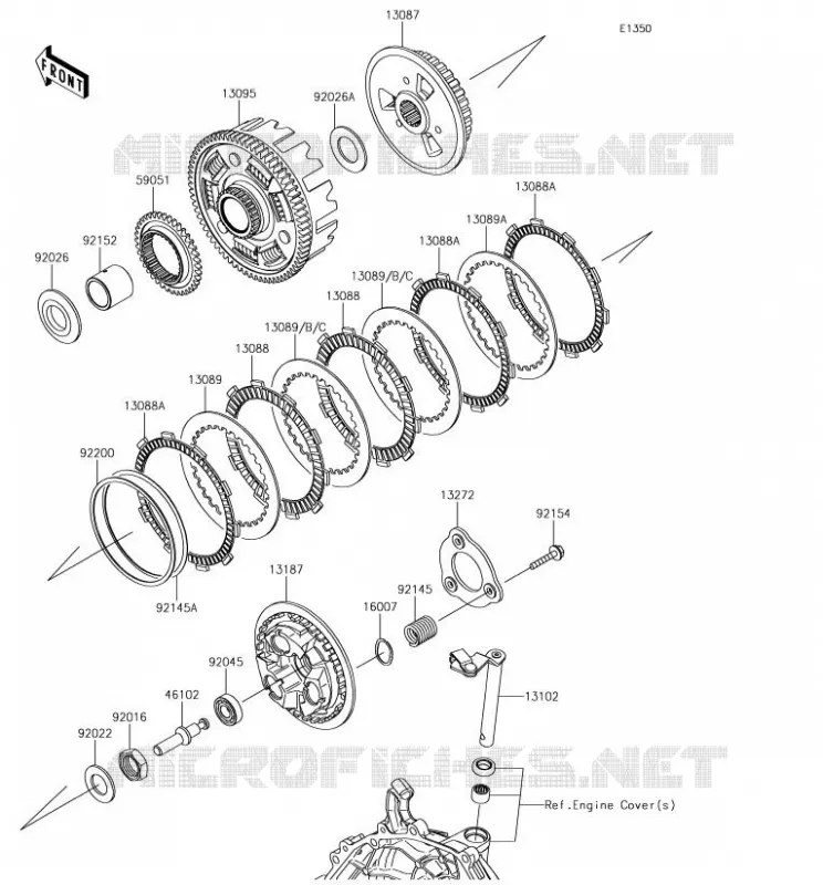 CLUTCH Kawasaki MOTOS 400 2018 NINJA 400  EX400GJFA