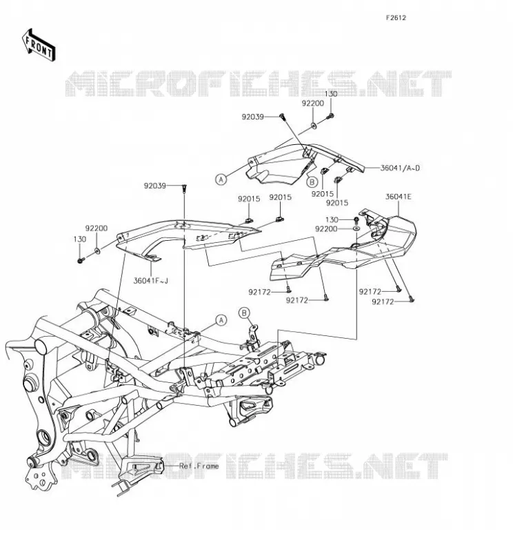SEAT COVER Kawasaki MOTOS 650 2018 VERSYS 650  KLE650FJF