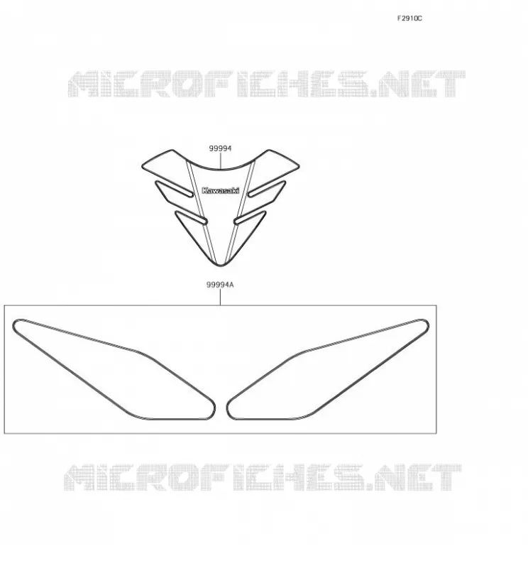ACCESSORY(Pads) Kawasaki MOTOS 650 2018 Z650  ER650GJF