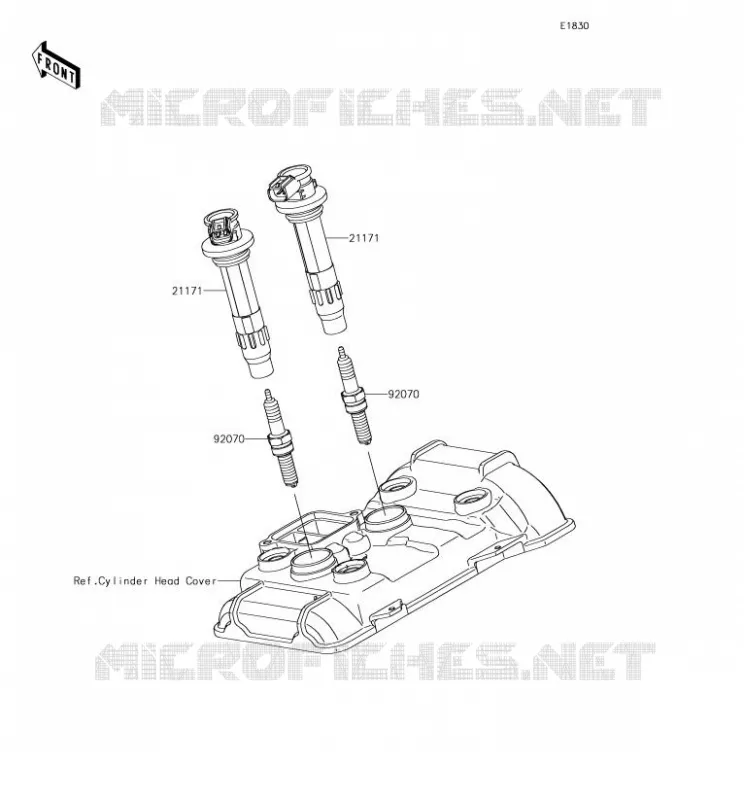 IGNITION SYSTEM Kawasaki MOTOS 400 2018 NINJA 400  EX400HJF