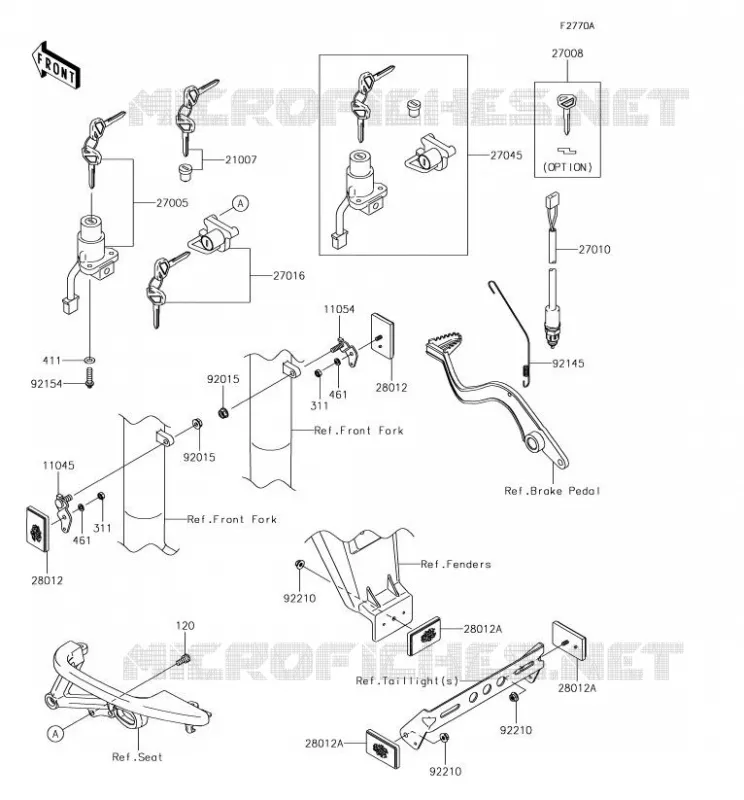 SWITCH Kawasaki MOTOS 650 2018 KLR650  KL650EJS