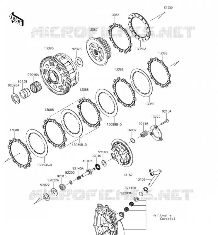 CLUTCH Kawasaki MOTOS 636 2018 NINJA ZX-6R  ZX636FJFA