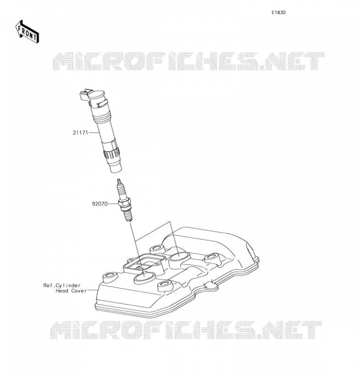 IGNITION SYSTEM Kawasaki MOTOS 300 2017 VERSYS-X 300  KLE300BHF