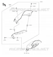 ACCESSORY(COUVRE COMPTEUR)  650 kawasaki-motorfietsen 2018 Z650 74