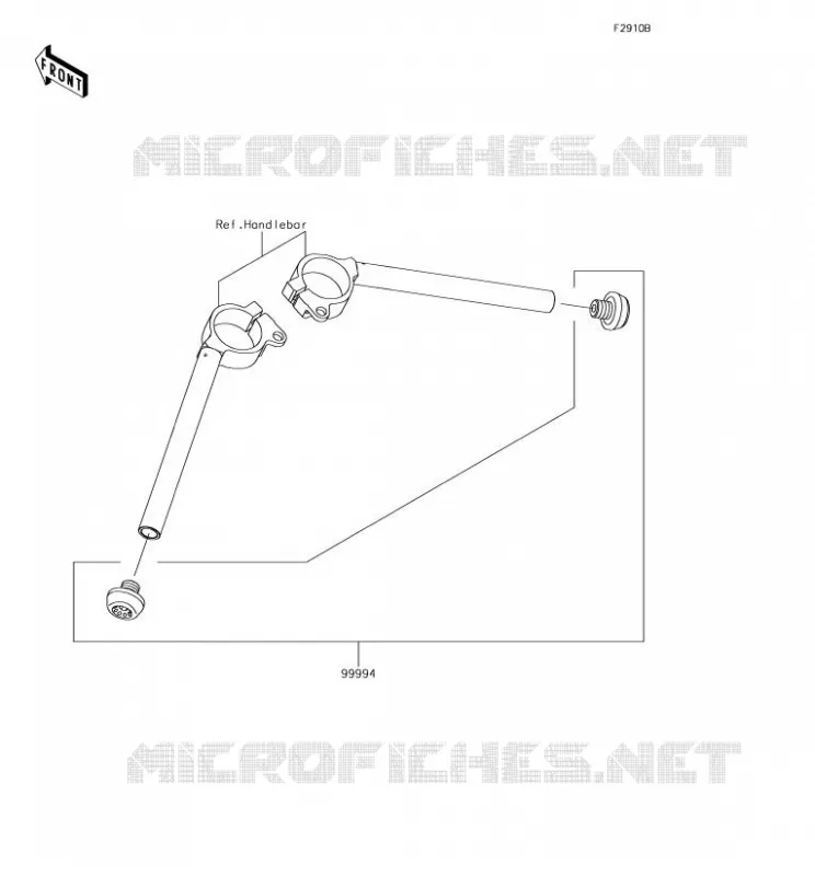 ACCESSORY(Handle Weight) Kawasaki MOTOS 1000 2017 NINJA H2  ZX1000XHF