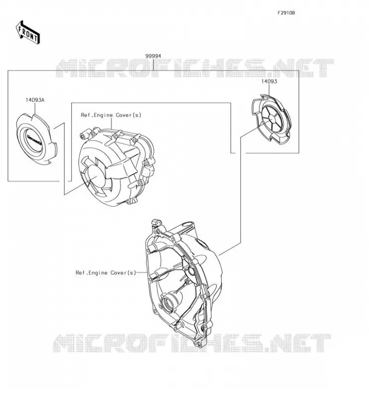 ACCESSORY(Crankcase Ring) Kawasaki MOTOS 1000 2018 Z1000SX  ZX1000WJF