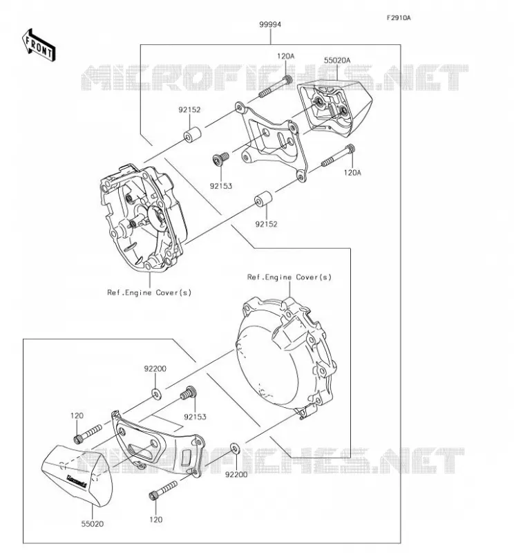 ACCESSORY(PROTEGE CARTER) Kawasaki MOTOS 1000 2018 NINJA ZX-10R  ZX1000SJF