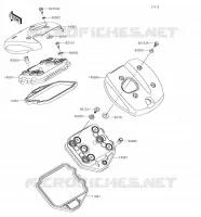 CYLINDER HEAD COVER voor Kawasaki VULCAN 900 CUSTOM 2018