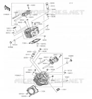 CYLINDER HEAD voor Kawasaki VULCAN 900 CUSTOM 2018