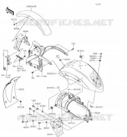 FENDER voor Kawasaki VULCAN 900 CUSTOM 2018