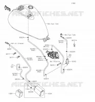 FUEL EVAPORATION SYSTEM(CA) voor Kawasaki VULCAN 900 CUSTOM 2018