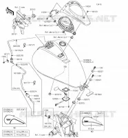 FUEL TANK voor Kawasaki VULCAN 900 CUSTOM 2018