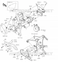 SIDE COVERS   CHAIN COVER voor Kawasaki VULCAN 900 CUSTOM 2018
