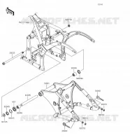 SWINGARM voor Kawasaki VULCAN 900 CUSTOM 2018