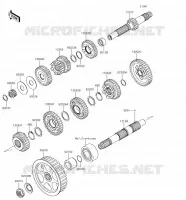 TRANSMISSION voor Kawasaki VULCAN 900 CUSTOM 2018