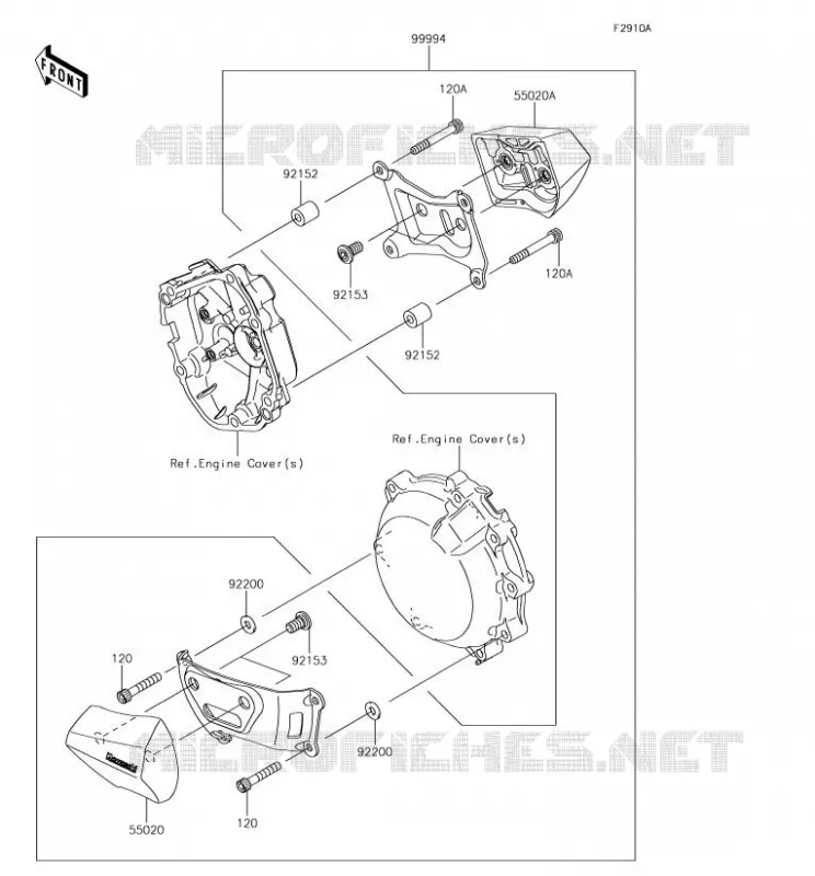 ACCESSORY(PROTEGE CARTER) Kawasaki MOTOS 1000 2018 NINJA ZX-10R  ZX1000RJF