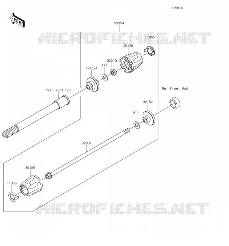 ACCESSORY(Axle Slider) Kawasaki MOTOS 1000 2018 Z1000  ZR1000HJF