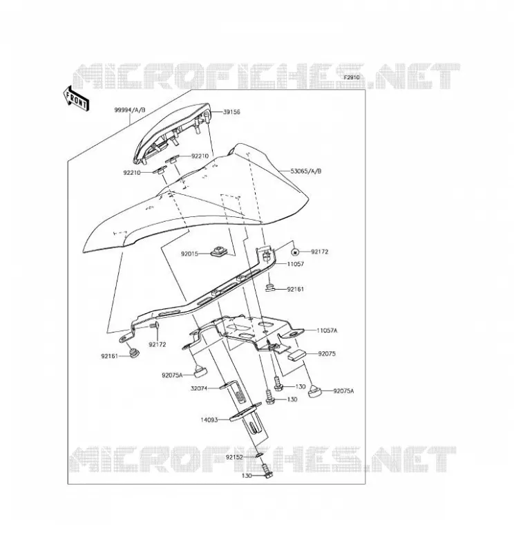 ACCESSORY (COUVRE SELLE) Kawasaki MOTOS 900 2017 Z900 ABS  ZR900BHF