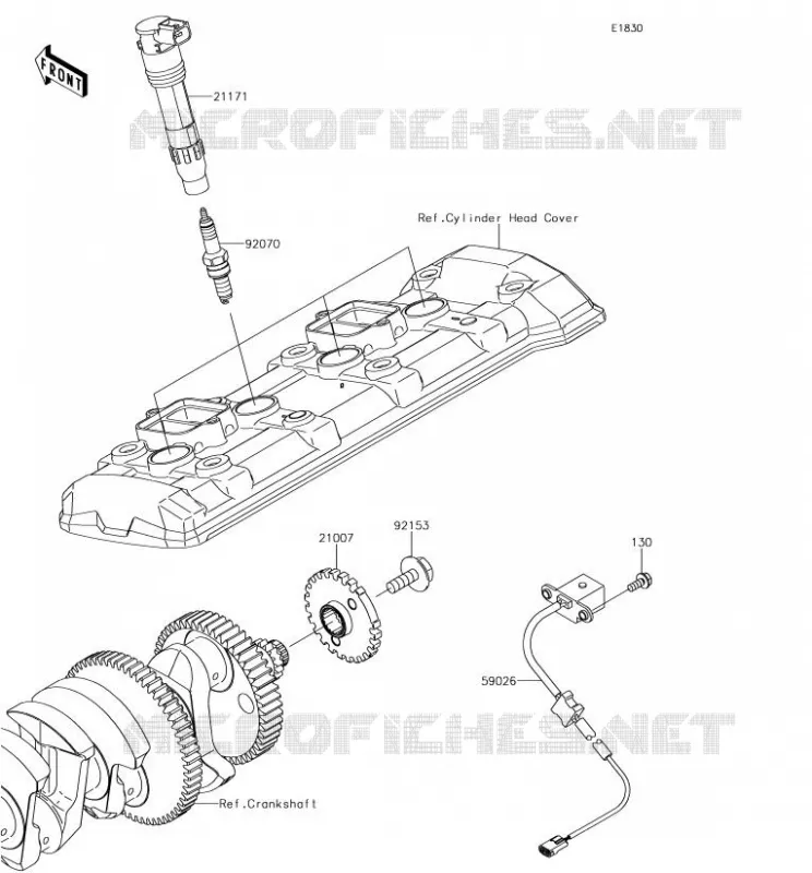 IGNITION SYSTEM Kawasaki MOTOS 900 2018 Z900  ZR900BJF