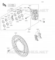 FRONT BRAKE voor Kawasaki Z900RS 2018