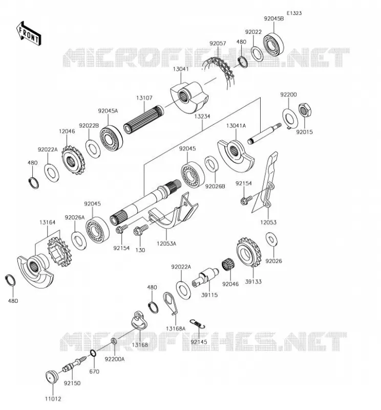 BALANCER Kawasaki MOTOS 650 2018 KLR650  KL650EJF