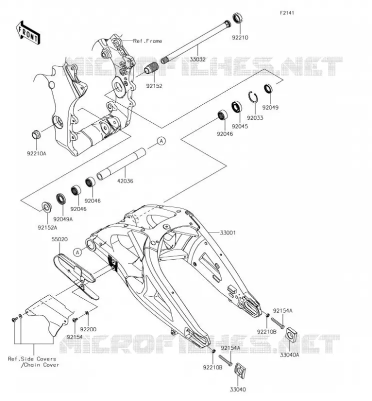 SWINGARM Kawasaki MOTOS 1000 2018 NINJA ZX-10R SE  ZX1002CJF