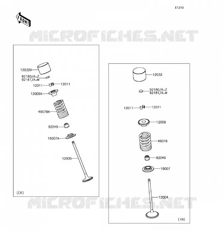 VALVE Kawasaki MOTOS 636 2017 NINJA ZX-6R ABS  ZX636FHFA